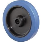 Ersatzrad D.100mm Trgf.140kg Gum.blau Achs-D.12mm Nabenl.40mm BS ROLLEN