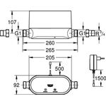 Grohe Wassersteuerung SENSE GUARD we WIRELESS LAN Netzanschluss 230 V