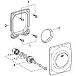 Grohe Betätigungsplatte SURF 116x144mm awe