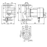 Wilo Hocheffizienzpumpe Stratos MAXO 50/0,5-9, DN 50, 280mm, PN 6/10