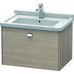 Duravit Waschtischunterbau BRIOSO Griff chrom 452x670x469mm pine silver