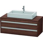 Duravit Waschtischunterbau KETHO 550x1200x496mm nussbaum dunkel