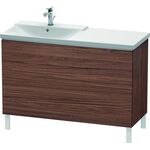 Duravit Waschtischunterbau L-CUBE 1220x481x709mm nussbaum dunkel