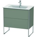 Duravit Waschtischunterbau XSQUARE 832x810x478mm steingrau seidenmatt