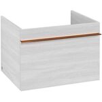 V&B Waschtischunterschrank VENTICELLO 603x420x502mm Griff Copper White Wood