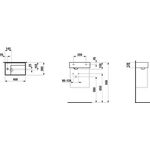 Laufen Handwaschbecken KARTELL 460x280mm Arm.bank li o ÜL o HL weiß