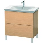 Duravit Waschtischunterbau L-CUBE 820x481x709mm eiche gebürstet