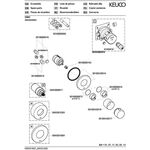 Keuco Thermostatarmatur IXMO UP Rosette rund vc