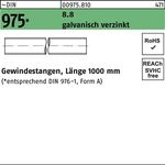 Gewindestange DIN 975 M8x 1000mm 8.8 galv.verz. 1 Stück