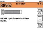 Injektionsankerhülsen R 88562 FIS H 20x200 K Ku. 20 Stück FISCHER - VPE: 20