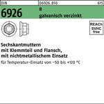 Sechskantmutter DIN 6926 Klemmteil/Flansch M12 8 galv.verz. 100Stück - VPE: 100