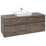 V&B Waschtischunterschrank COLLARO 140x54,8x50cm WT mttg Stone Oak