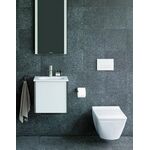 Duravit Wand-WC VIU COMPACT RIMLESS Tiefspüler, 370x480mm weiß