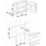 Keuco Modul Waschtisch 3 PLAN INTEGRAL Aufnah f Kleenexbox Papierspender vc/Alu