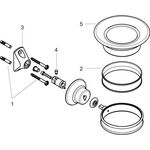 Seifenschale AXOR MONTREUX Wandmontage chrom