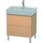 Duravit Waschtischunterbau L-CUBE 582x684x459mm eiche gebürstet