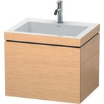 Duravit Waschtischunterbau L-CUBE m WT Vero Air 500x600x480mm 3 HL Ei ka