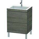 Duravit Waschtischunterbau L-CUBE m WT Vero Air 698x600x480mm 1 HL pi Ter