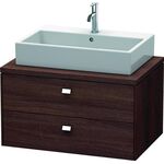 Duravit Konsolenunterschrank BRIOSO Griffe chr 442x820x550mm kastanie dunkel