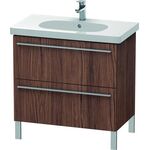 Duravit Waschtischunterbau X-LARGE 800x470x668mm nussbaum dunkel