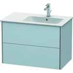 Duravit Waschtischunterbau XSQUARE 560x810x478mm Be re lichtblau seidenmatt