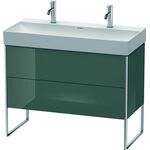 Duravit Waschtischunterbau XSQUARE 731x984x460mm dolomiti grey hochglanz