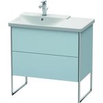 Duravit Waschtischunterbau XSQUARE Be li 805x810x473mm lichtblau seidenmatt