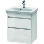 Duravit WT-Unterbau DURASTYLE COMPACT 610x500x368mm lichtblau matt/basalt matt