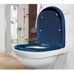 V&B WC-Sitz ViCare Scharn a ES SC Funktion blau AntiBac