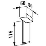 Laufen Füße 2 Stück für Kartell