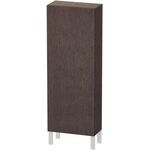 Duravit Halbhochschrank L-CUBE 500x243x1320mm Ans re Ei du gebürstet