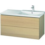 Duravit Waschtischunterbau L-CUBE 1020x481x555mm mediterrane eiche