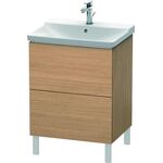 Duravit Waschtischunterbau L-CUBE 620x481x709mm europäische eiche