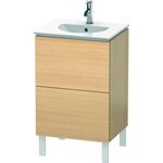 Duravit Waschtischunterbau L-CUBE 419x520x704mm mediterrane eiche