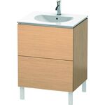 Duravit Waschtischunterbau L-CUBE 514x620x704mm eiche gebürstet