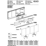 Keuco Spiegelschrank ROYAL MODULAR 2.0 Breite 2000mm Höhe 900mm Tiefe 120mm