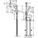 Einhebel-Spültischmischer AXOR CITTERIO DN 15 m sBox Ausziehbrause bru bronze