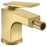 Einhebel-Bidetmischer AXOR CITTERIO m ZAG Hebelgriff brushed brass