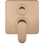 Einhebel-Wannenmischer AXOR CITTERIO M Unterputz brushed red gold