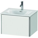 Duravit Waschtischunterbau XSQUARE 397x610x478mm, 1 Auszug weiß matt