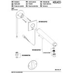 Keuco Elektronik-Waschtischmischer IXMO Wd-mon UP eckig AquaVip 225mm verchromt