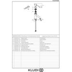 Kludi Waschtisch-Einhandmischer BOZZ EcoPlus, ohne Ablaufgarnitur, 75mm chrom