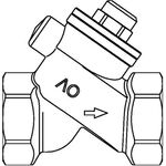OV Rückschlagventil PN 25 m EPDM-Dichtung DN 32 G 1 1/4Zoll IG