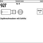 Zapfenschraube DIN 927 Schlitz M3x 5 14 H 100 Stück - VPE: 100