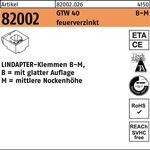 Klemmen R 82002 GTW 40 MM 20/10,0 feuerverz. 1 Stück LINDAPTER