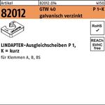 Ausgleichscheibe R 82012 GTW 40 P1 M16/8,0 galv.verz. 1St. LINDAPTER