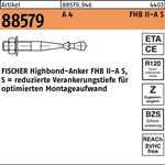 Highbond-Anker R 88579 M10x 60/20 A 4 10 Stück FISCHER - VPE: 10