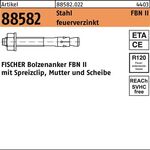 Bolzenanker R 88582 FBN II 8/30 Stahl feuerverz. 50 Stück FISCHER - VPE: 50