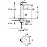 Grohe EH-WTbatt EUROSMART C 1/2Zoll XL-Size chr