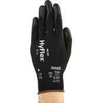 Handschuhe HyFlex® 48-101 Gr.10 schwarz EN 388 PSA II Nyl.m.PU ANSELL - VPE: 12